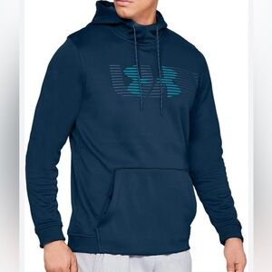 Under Armour Pullover Hoodie Hooded Sweatshirt Blue Men’s Large NWT